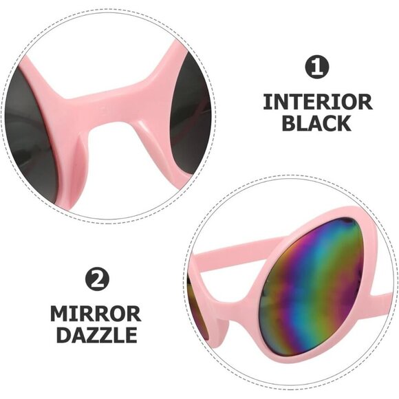 Cosplay Glasses Headband Rainbow Lens Plastic Unisex Costume Accessory main image 6